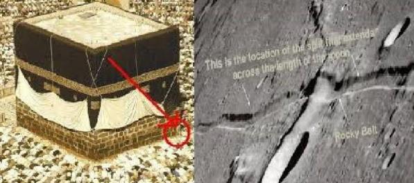 Crack of kaaba