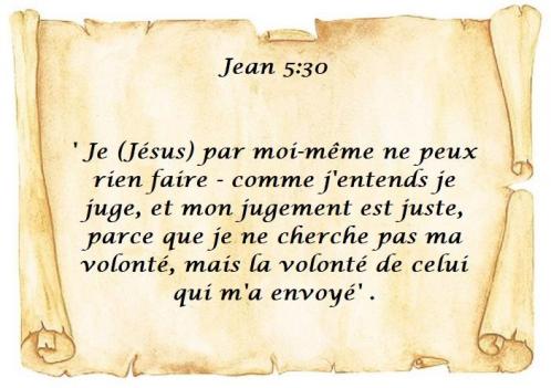 Jean 5 30