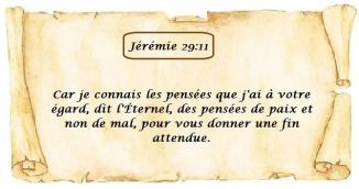 Jeremie 29 11