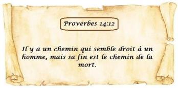 Proverbes 14 12